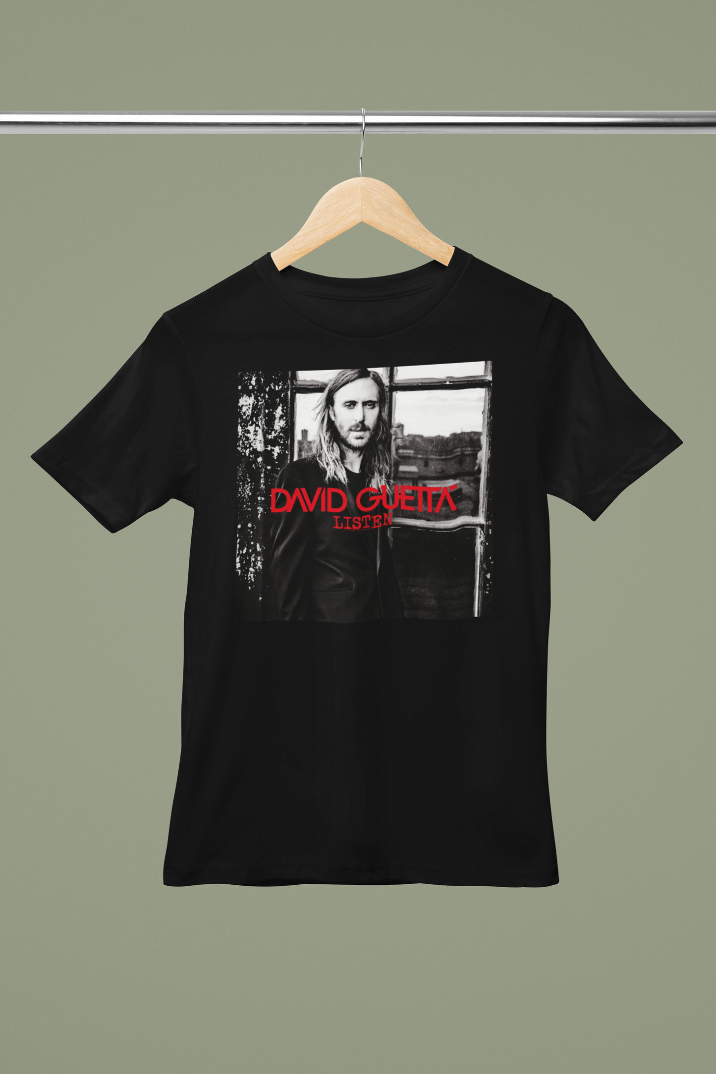 Playera David Guetta Listen